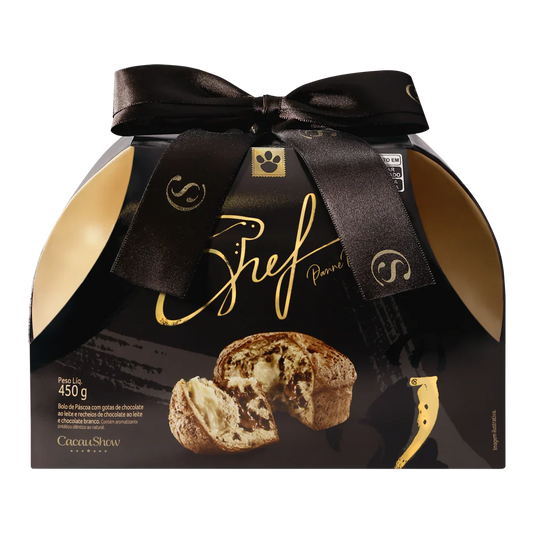 Bolo de Páscoa do Chef ao Leite e Branco 450g