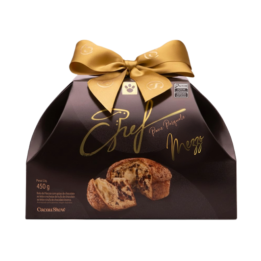 Bolo de Páscoa do Chef Mezzo ao Leite e Branco 450g